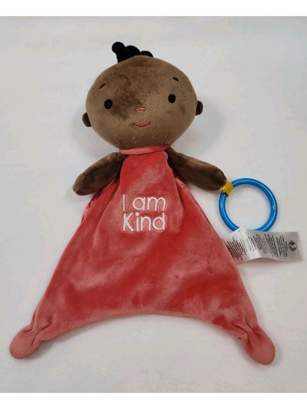 Kids For Culture Positive Pals Blanket Doll Plush I Am Kind Crinkle And Ring